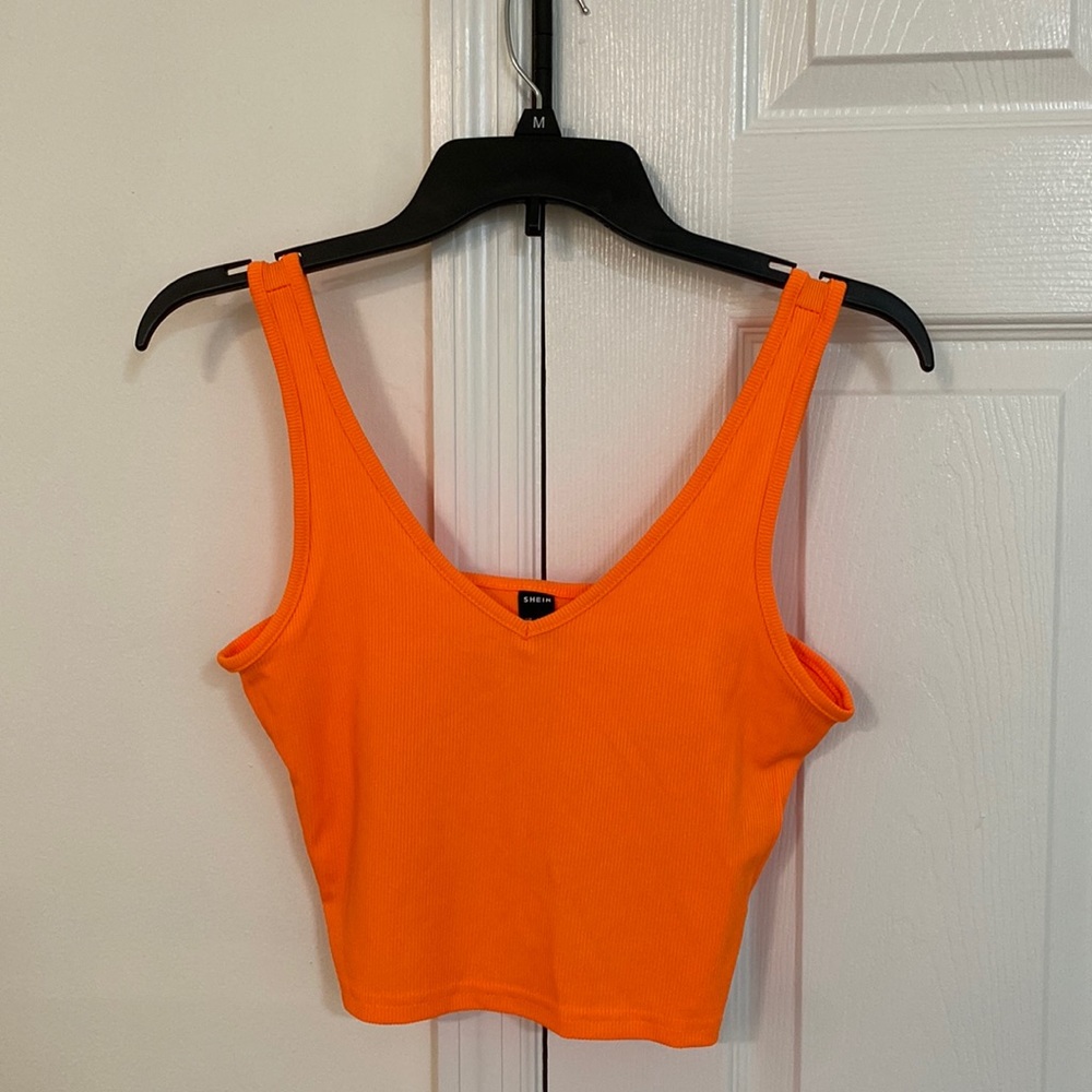 Orange Shein Tank Top